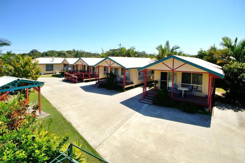 Dolphin Sands Holiday Cabins Coffs Harbour Rom bilde